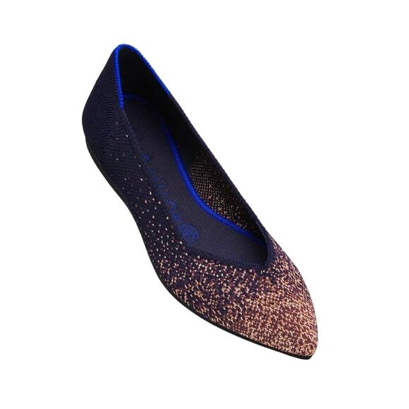 Rothy’s The Point Midnight Metallic Retired Women’s Size 6